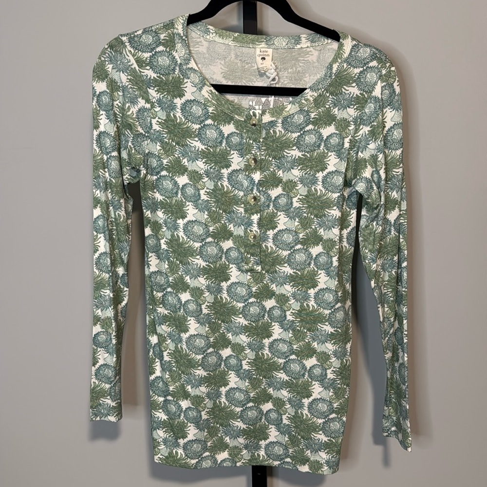 Kate Quinn Women’s Long Sleeve Top New NWT XS Extra Small